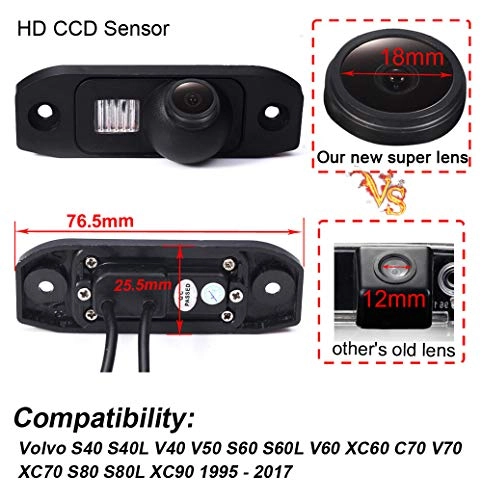 HD Color CCD Waterproof Vehicle Car Rear View Backup Camera - RCA 1280*720 Pixels