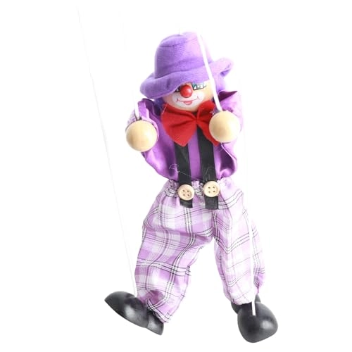 Wooden Clown Marionette