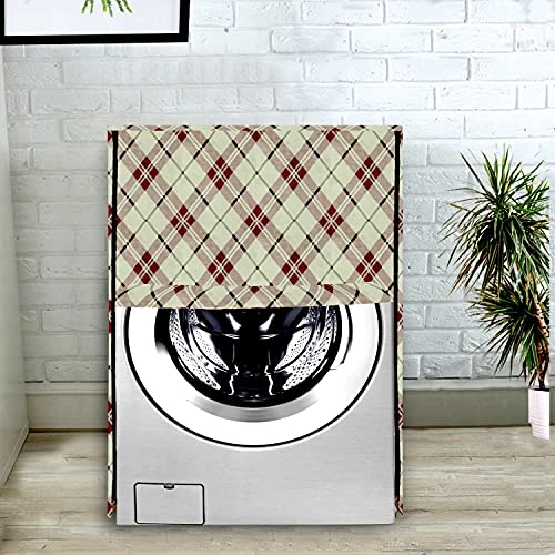 Front Load Washing Machine Cover - Washable Dustproof 23x23x33