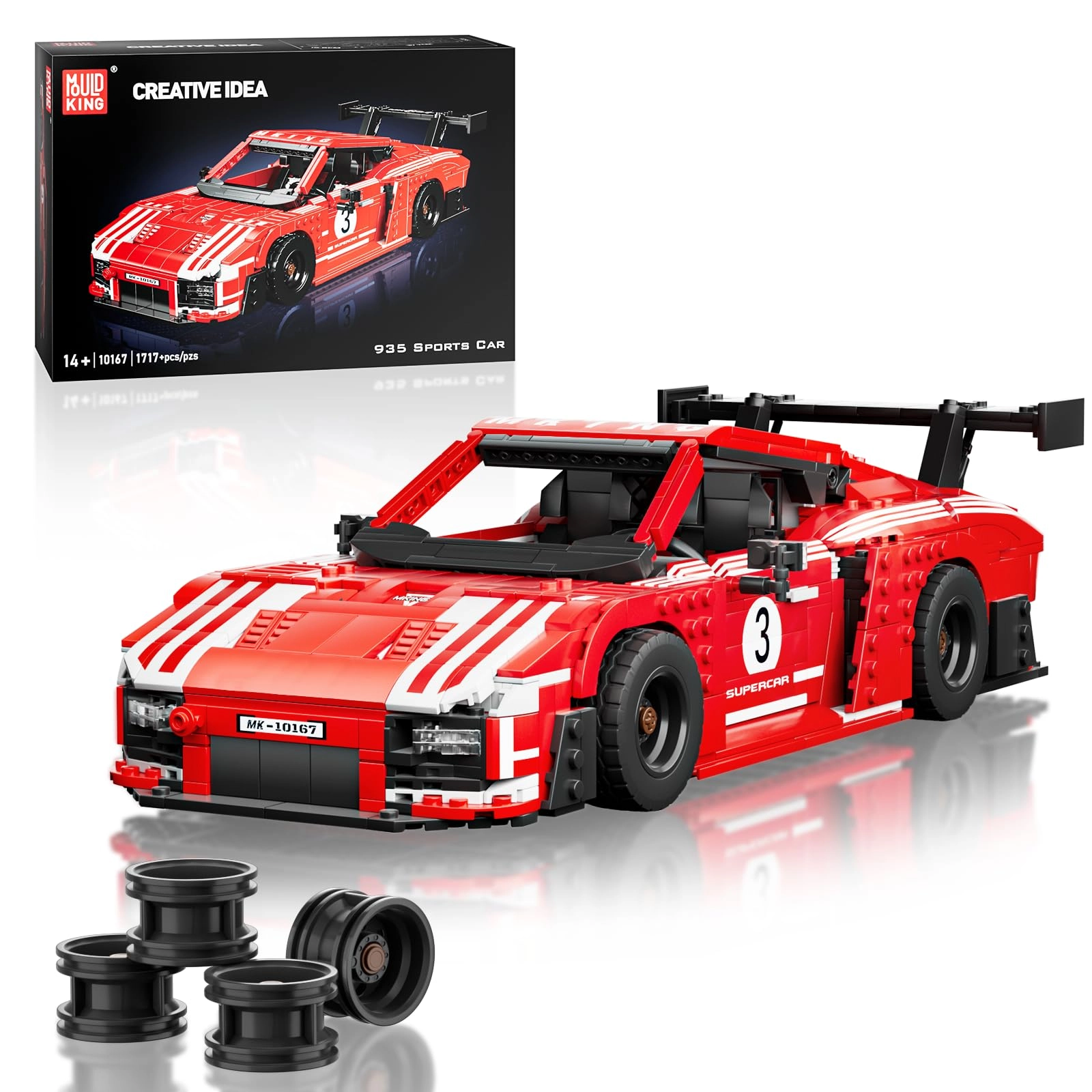 mould king 10167 Technik Sports Car - 1717 pcs