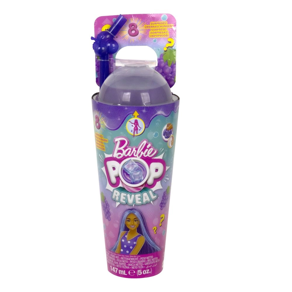 Barbie Pop Reveal - Juicy Fruit Series Grape Ages 3+