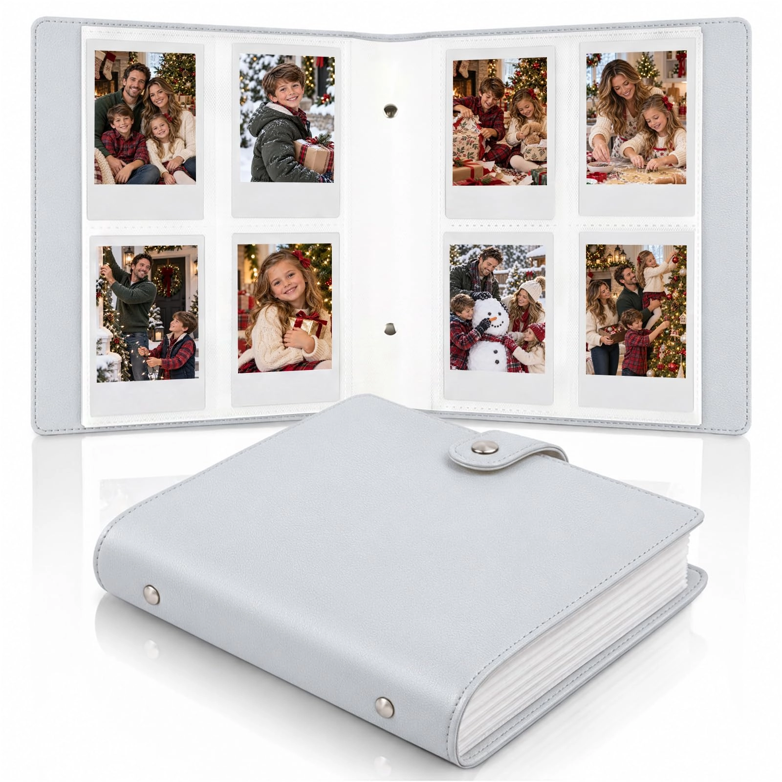 Ruibytree 2x3" 256 Pockets PU Leather Photo Album