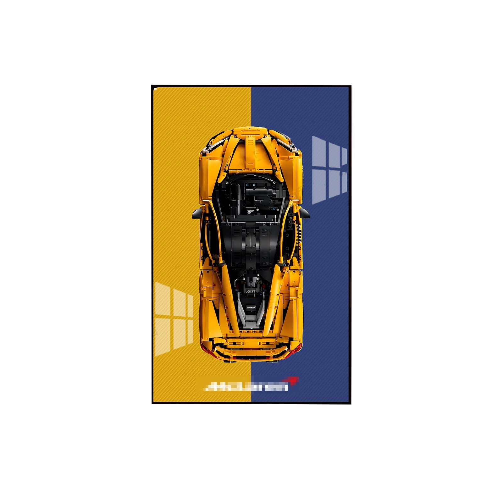 TRUSTFAR LEGO Technic McLaren P1 (42172) - 50 x 80 cm Wall Whiteboard Style B