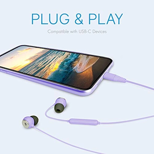 (Renewed) USB-C Earbuds Wired Earbud