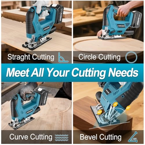 Cordless Jig Saw - 800 watts 21V 4.0Ah