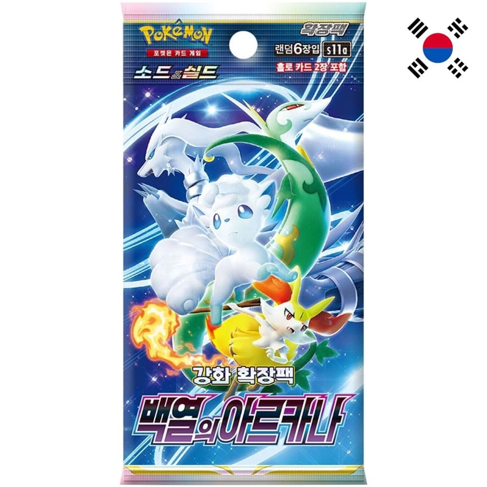 Pokémon Incandescent Arcana S11a Booster Pack - Japanese 6pcs