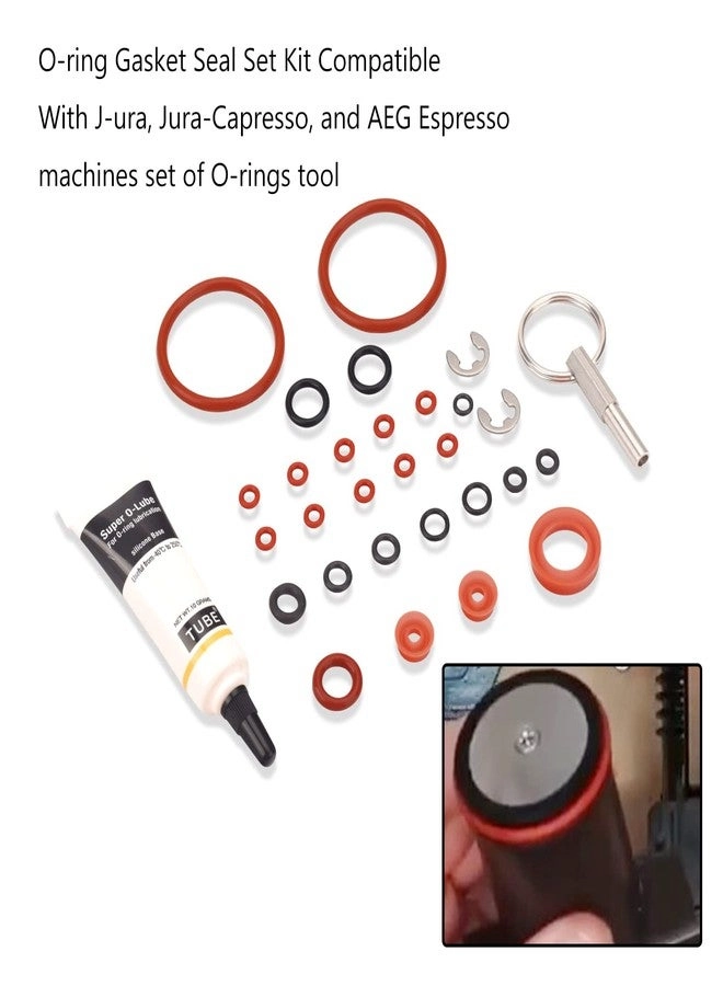 O-Ring Set - Oval Head Key Tool with Lube