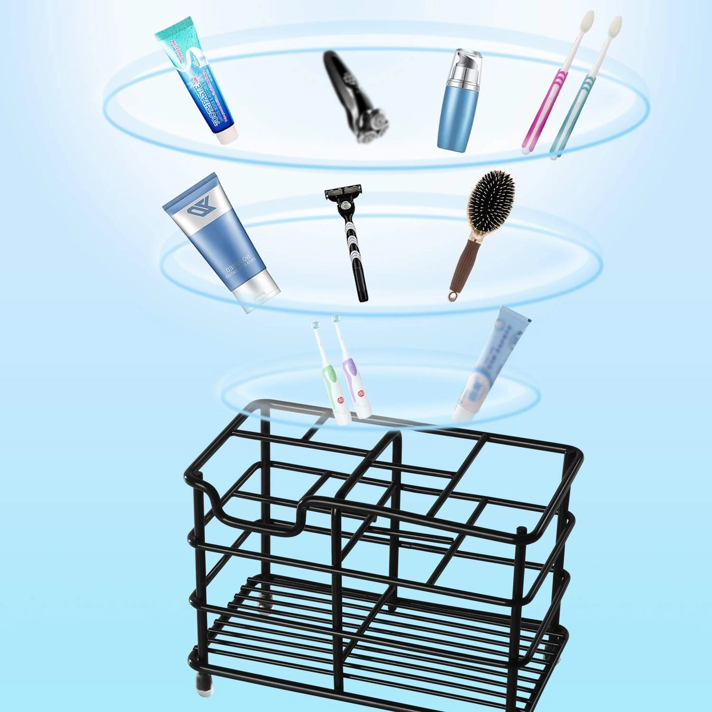 Toothbrush Holder - Bathrooms 3 Toothbrush Slots