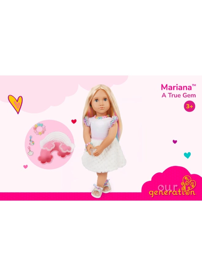 Mariana Jewellery Doll Playset - 18-inch Ages 3+