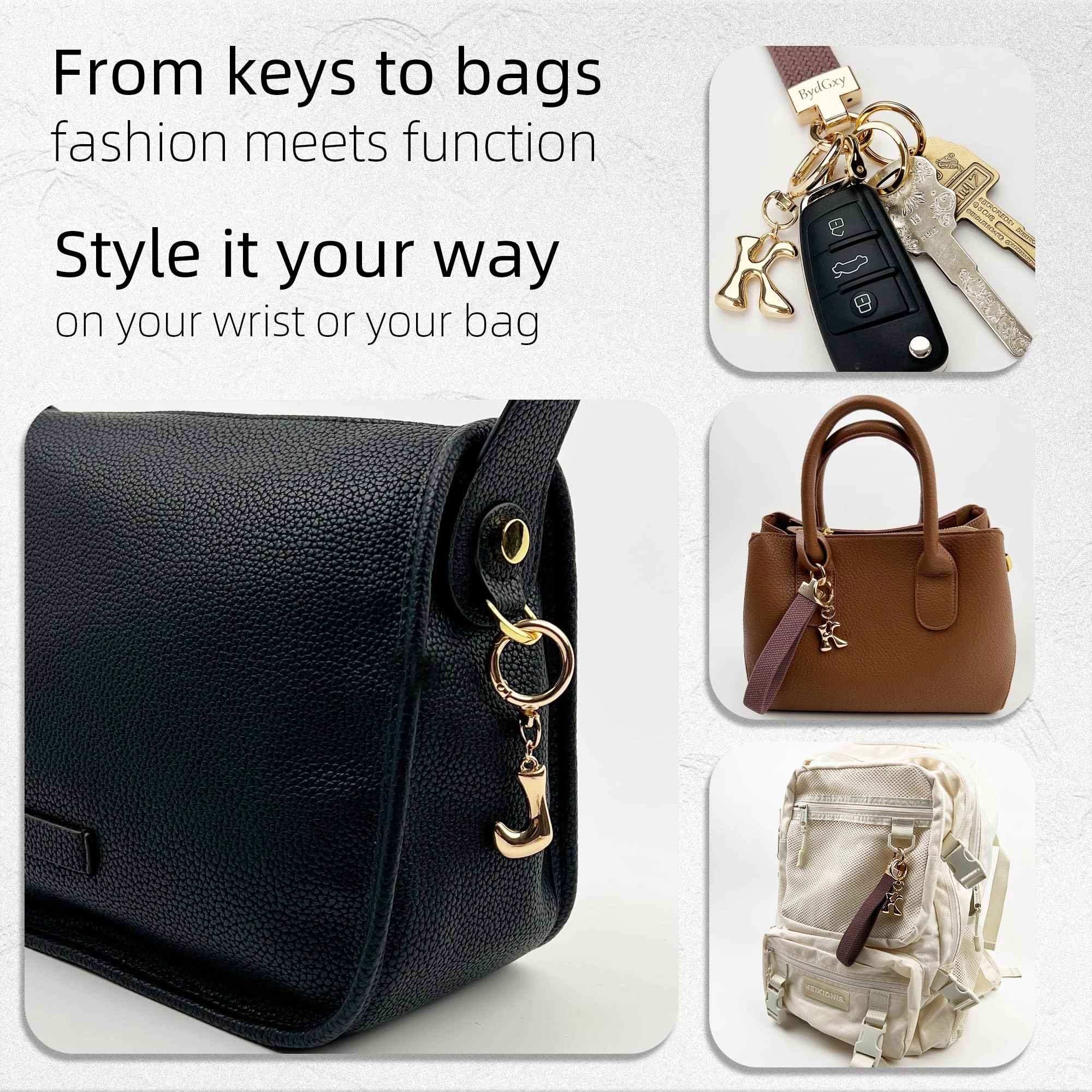 Initial Keychain - Letter