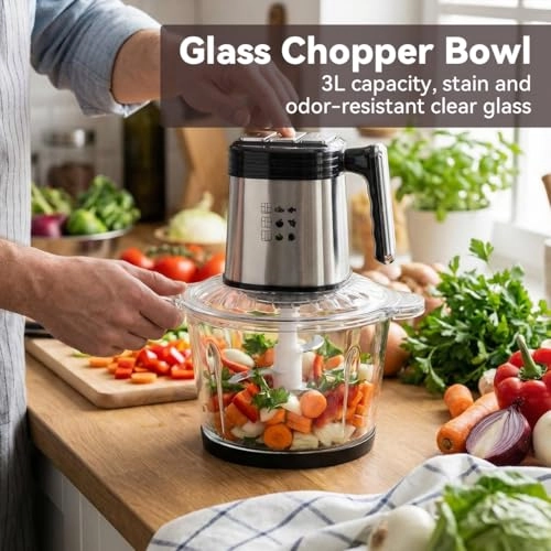 Electric Meat Grinder - 3.0L 300W 3-Speed