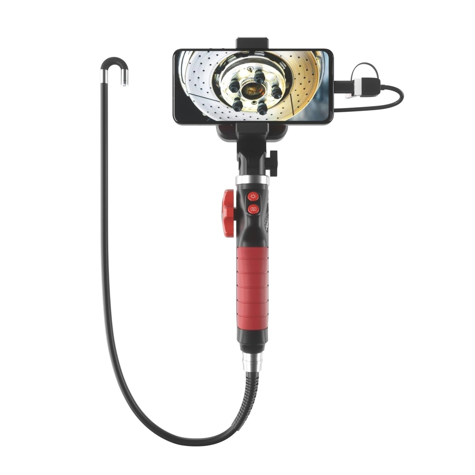 Dual Lens Borescope - 8mm 10m