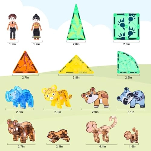 Magnetic Tiles - 3 4 5 6 years old