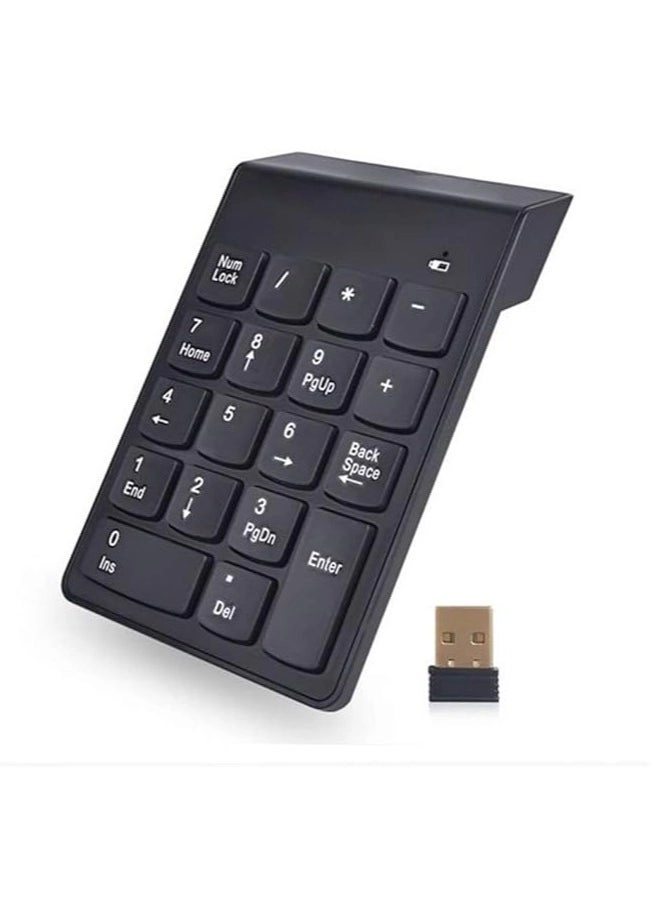Xvision Mini Numeric Keypad - 18Keys 2.4G Wireless