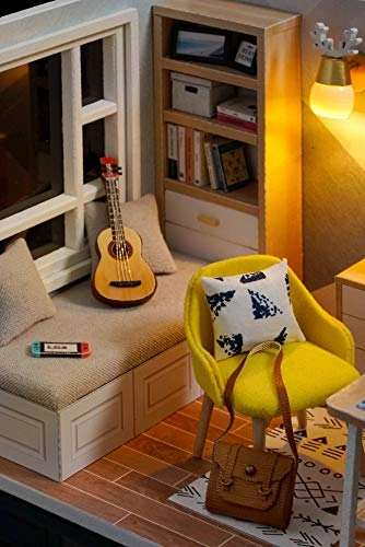 DIY Miniature Dollhouse Kit - Study Room