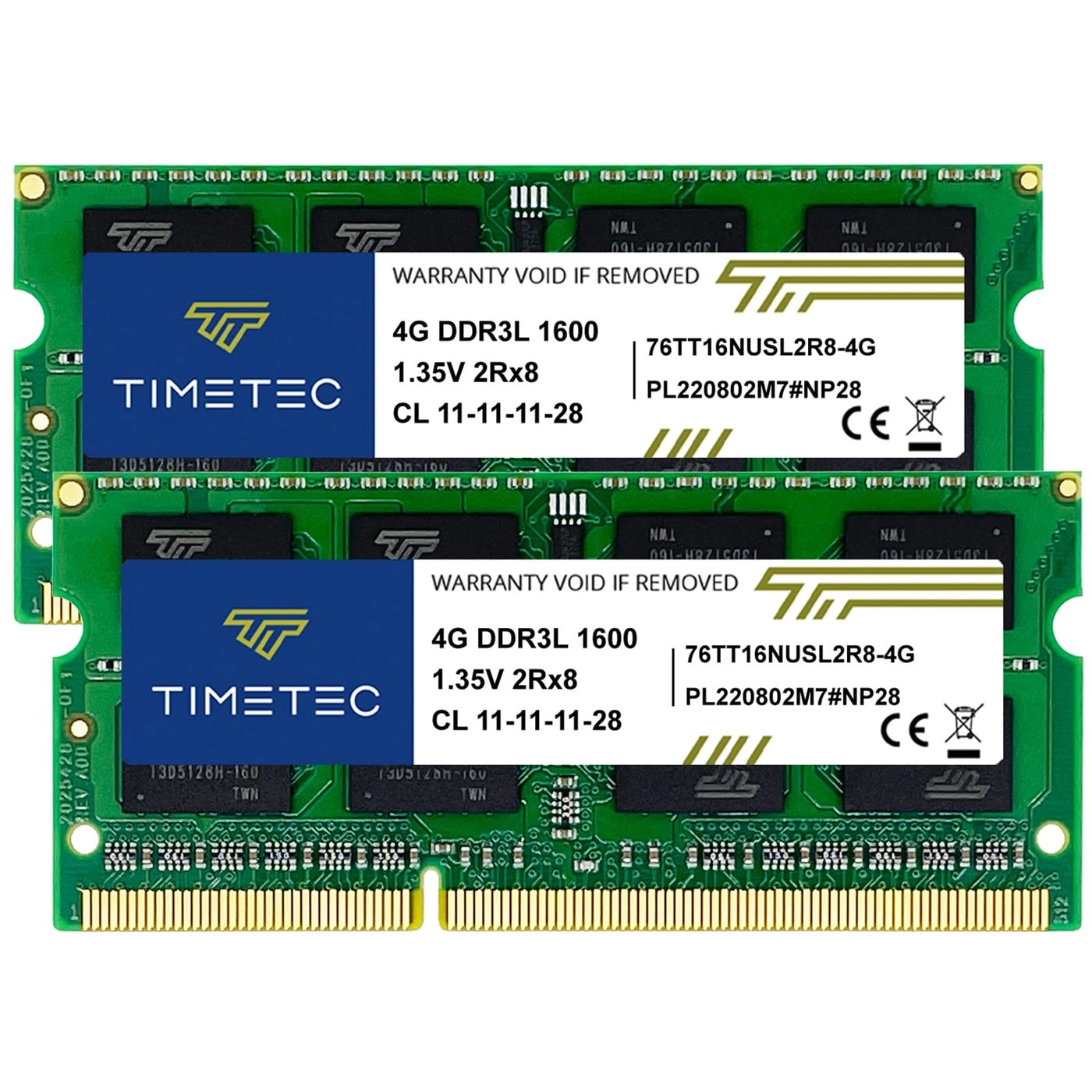 KIT(2x4GB) - 8GB 1600MHz 204-Pin DDR3L