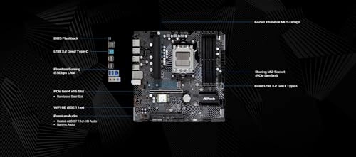B650M PG Lightning - WiFi 6E Socket AM5 DDR5