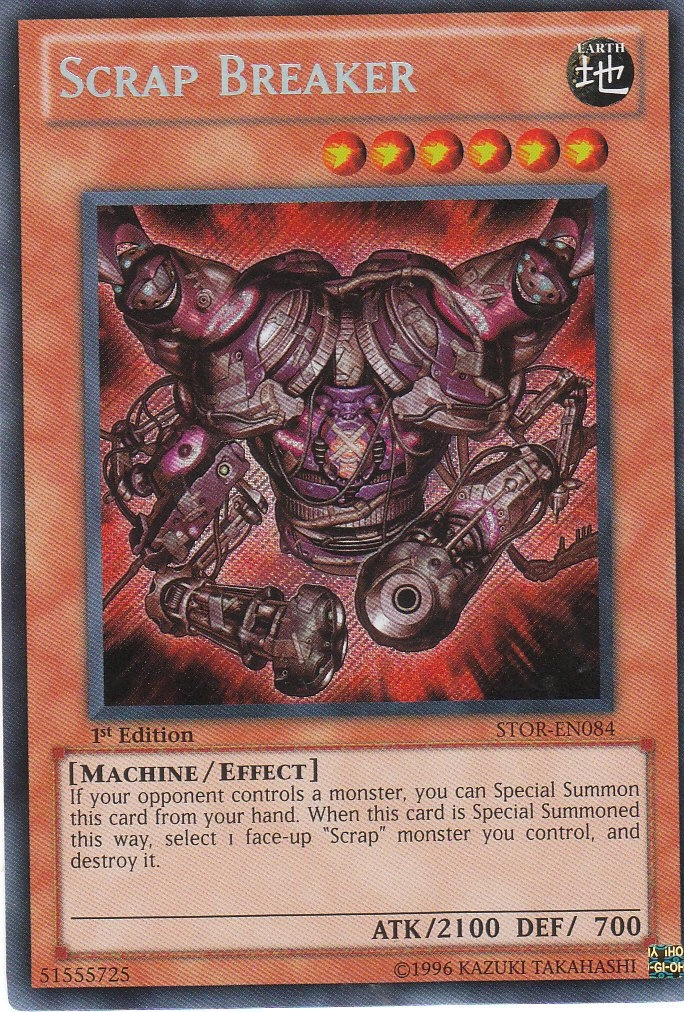 Yu-Gi-Oh! Scrap Breaker STOR-EN084 - 1st Edition Secret Rare