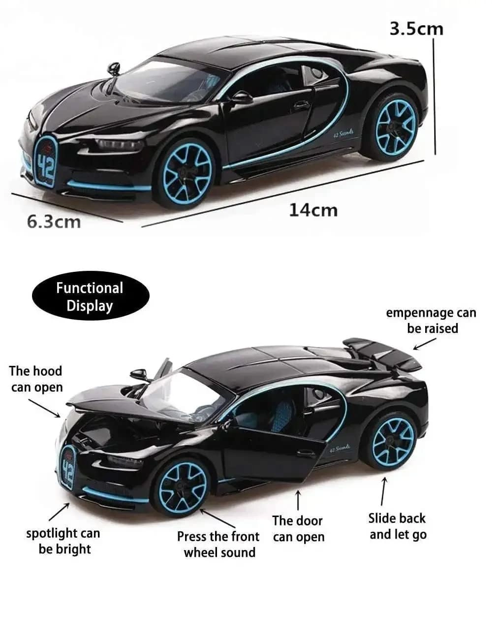 BUGATTI CHIRON - 1:32 1