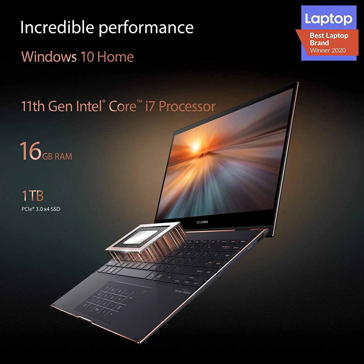 ZenBook Flip S UX371EA - 13.3'' Core i7 16GB DDR4 1000GB HDD