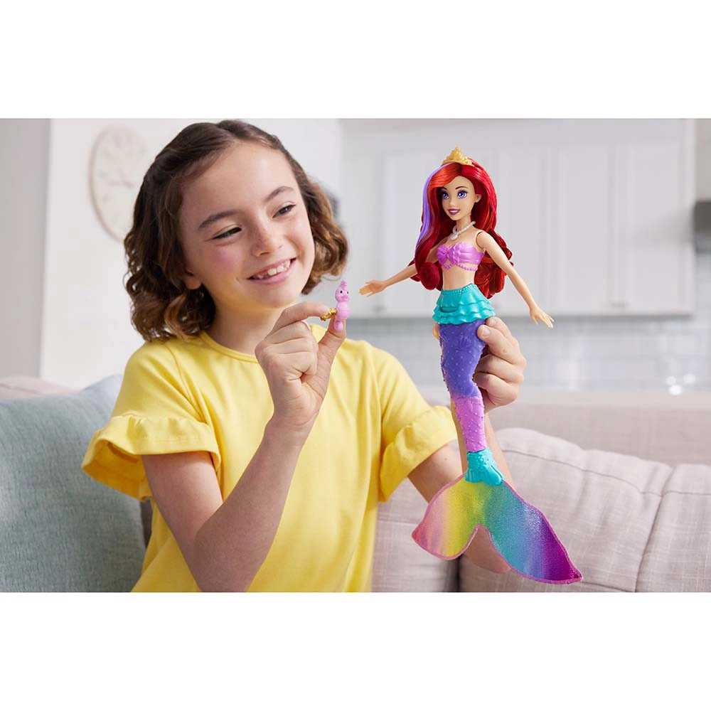 Ariel Feature Doll - Swim & Splash colour-change Ages 3+