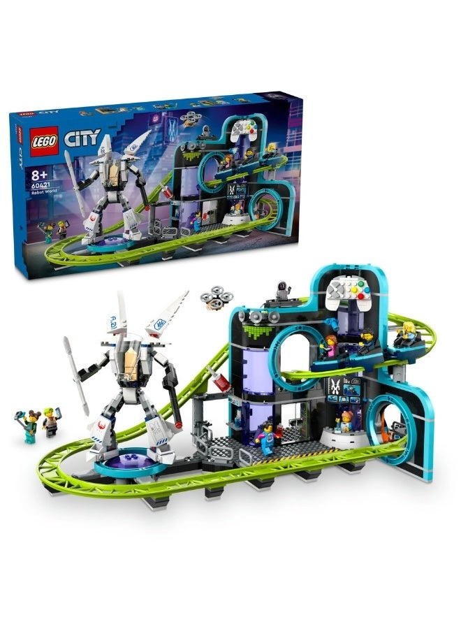 City Robot World Roller-Coaster Park (60421) - 8 Minifigures