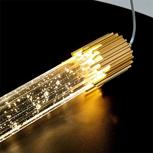 Cylindrical Glass Chandelier - 100cm adjustable