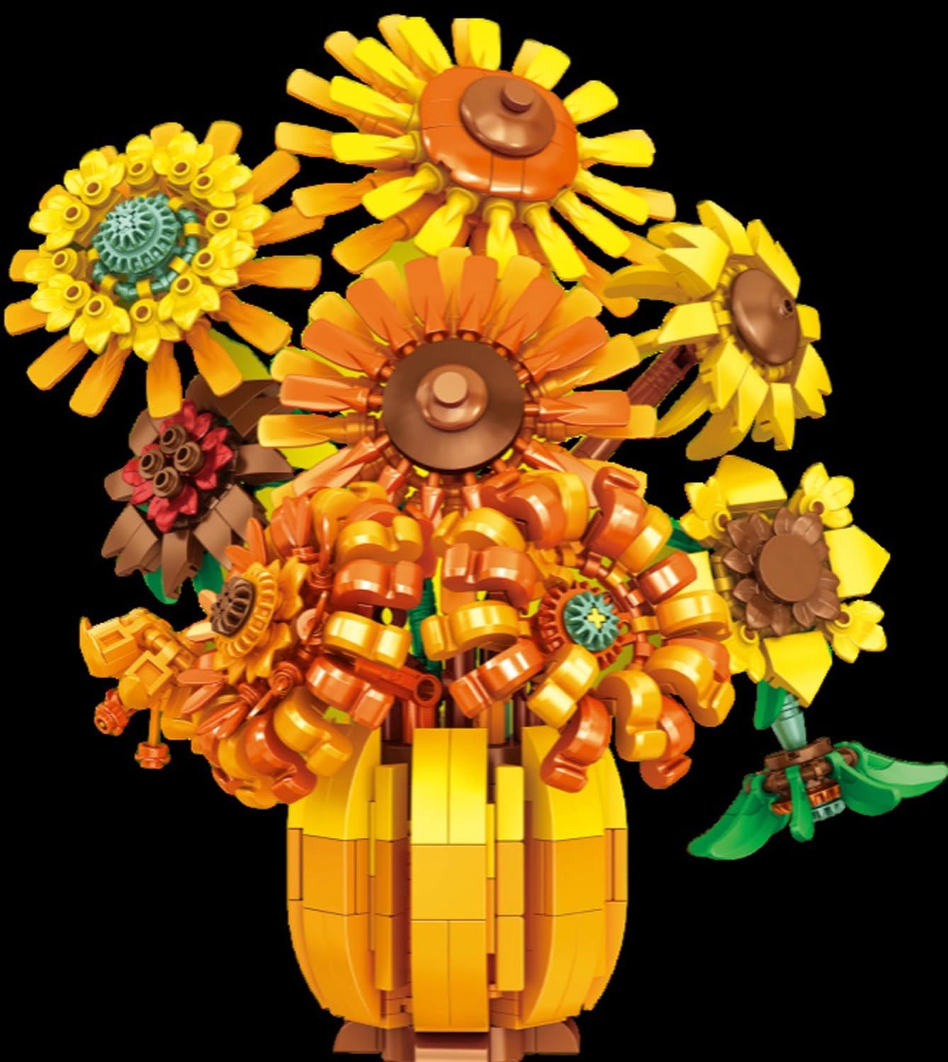 Flowers Bouquet Building Set - 1250pcs