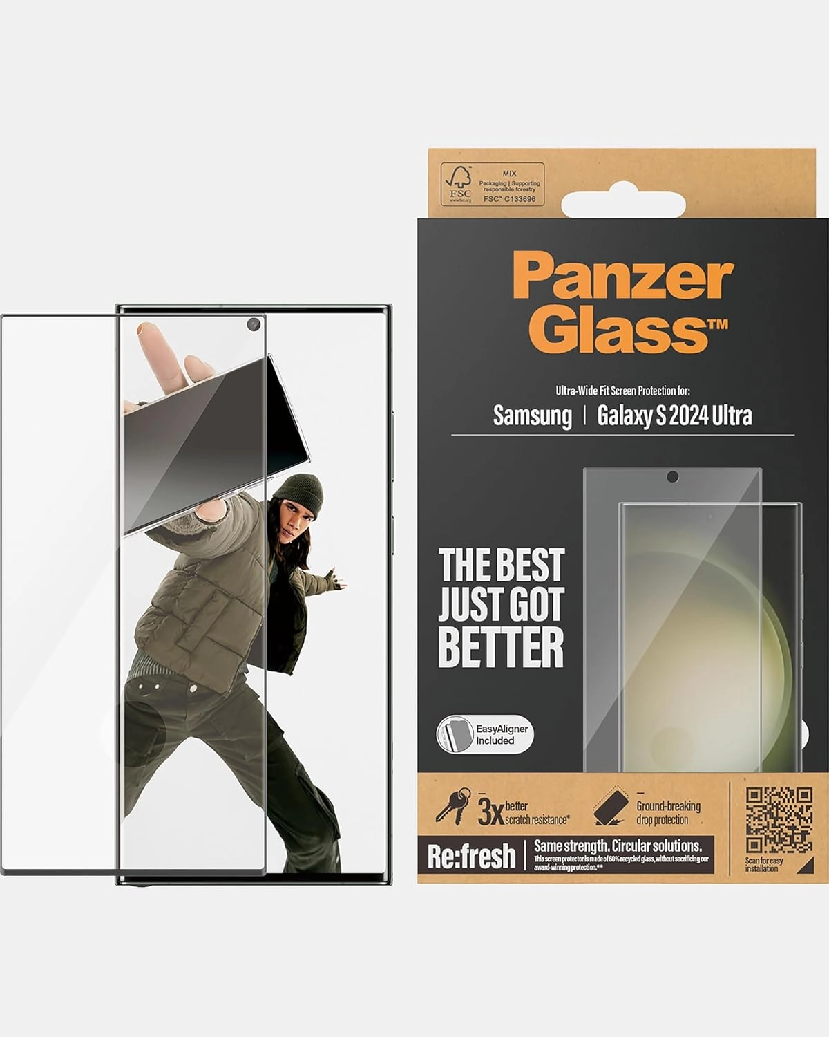 Clear Screen Protector for Samsung Galaxy S24 Ultra