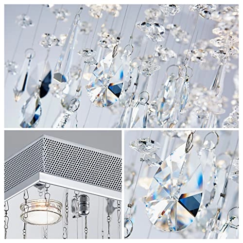 Crystal Raindrop Sqaure - Dimmable