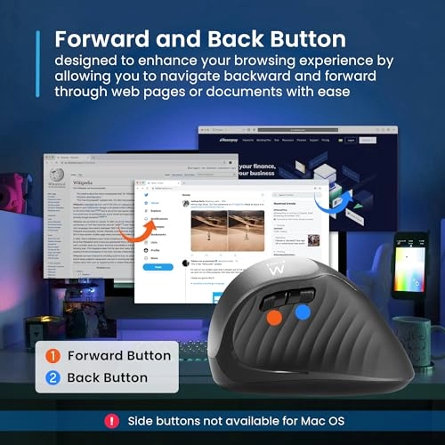 Vertical Ergonomic Mouse - USB