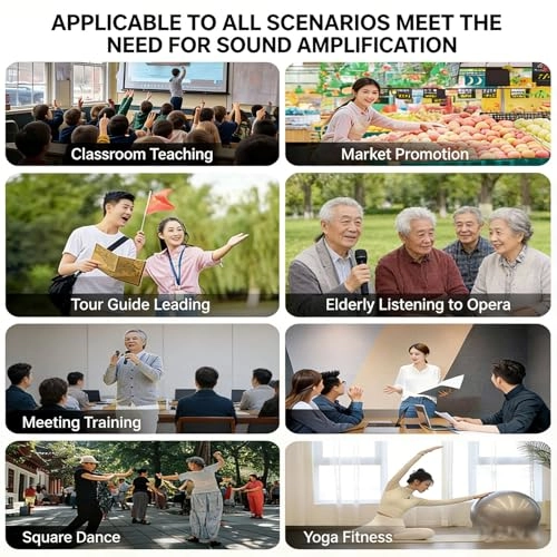 Wireless Voice Amplifier - 2 Lavalier Mics
