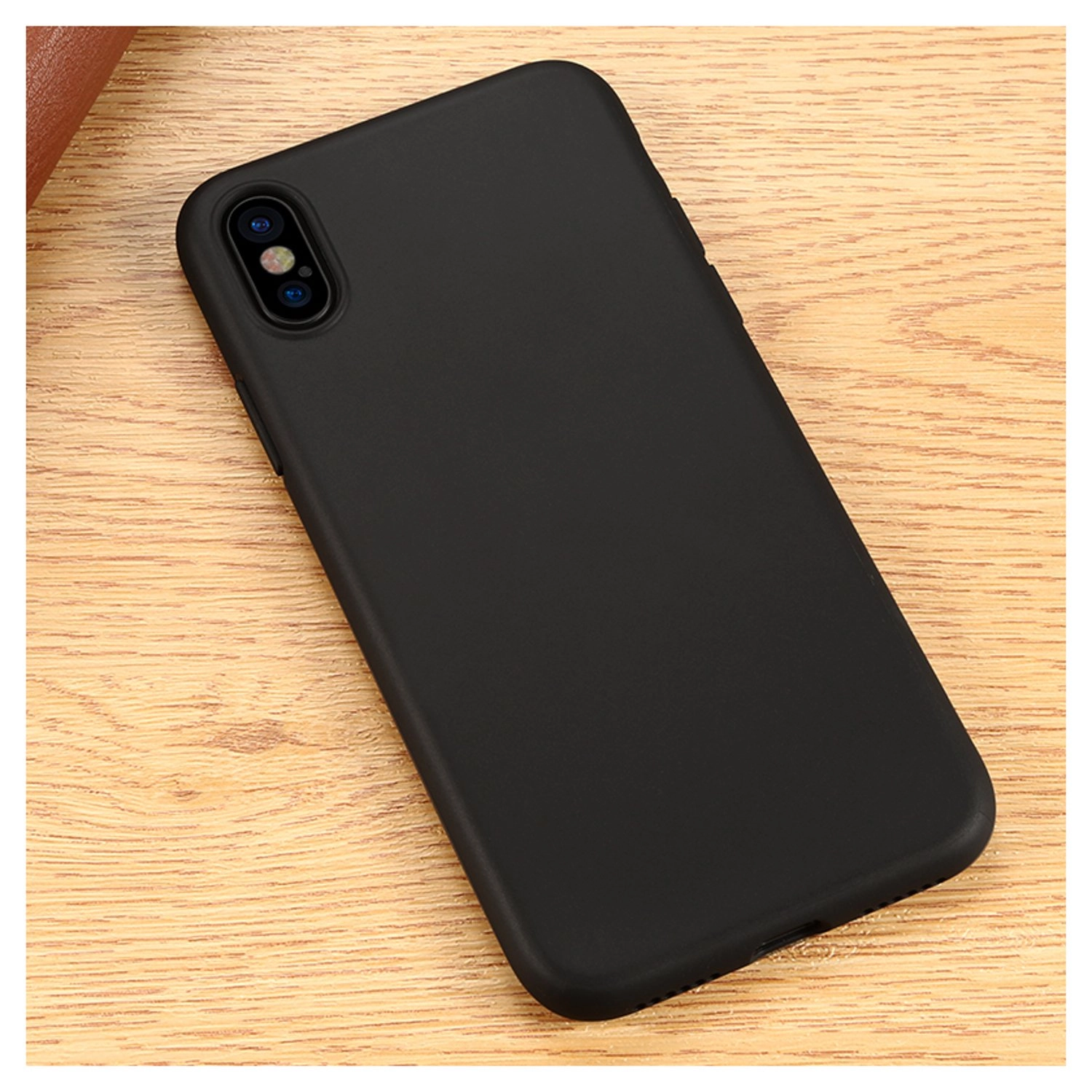 Pudding Series Cover Back Case for iPhone X