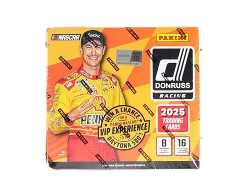 Donruss Racing Hobby Box - 3 Autograph or Memorabilia Cards 8 Cards per Pack