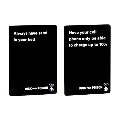 Card Game - The What Would You Rather Do Party Game - English All Ages