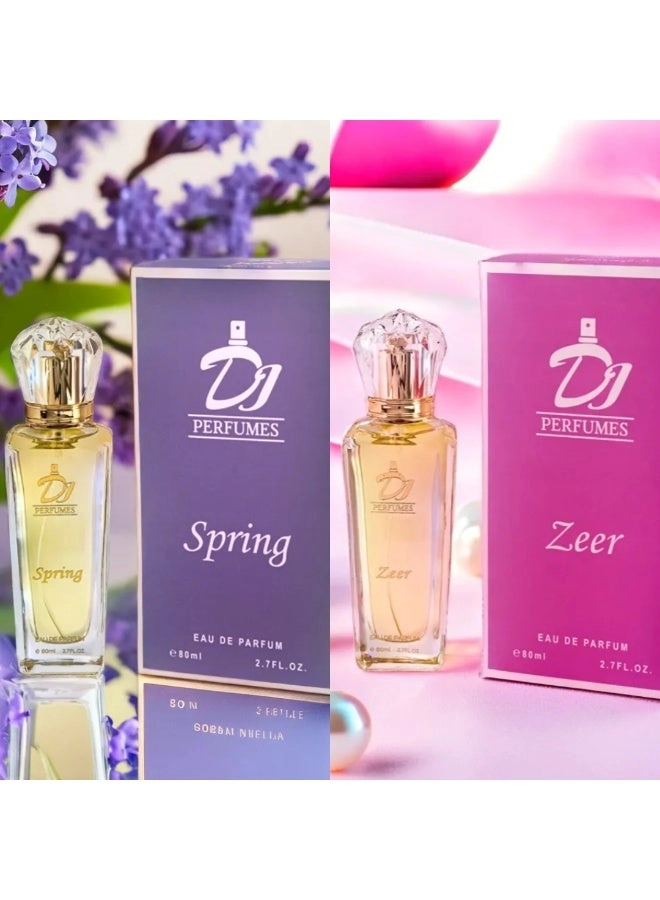 Dj Perfumes Spring - Eau de Parfum 80ml + Zeer - Eau de Parfum 80ml