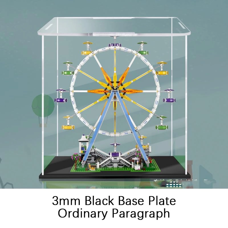 Acrylic Display Case for Lego 10247 - 63x58x41cm Transparent Dustproof