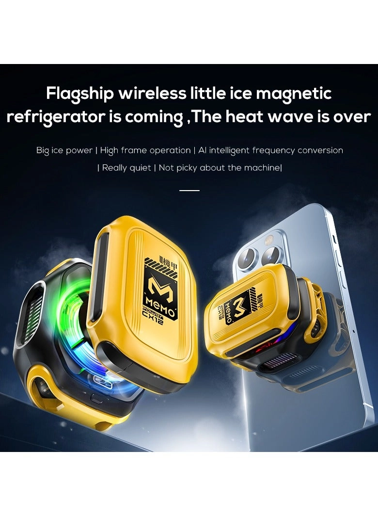 Mobile Phone Cooler - Game Fan PUBG Designed for iPhone 12/13 Semiconductor Heatsink