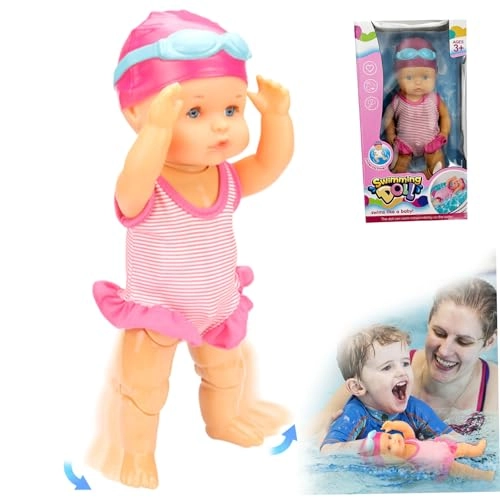 Swimming Baby Doll - Battery-Powered Waterproof Detachable Swimwear