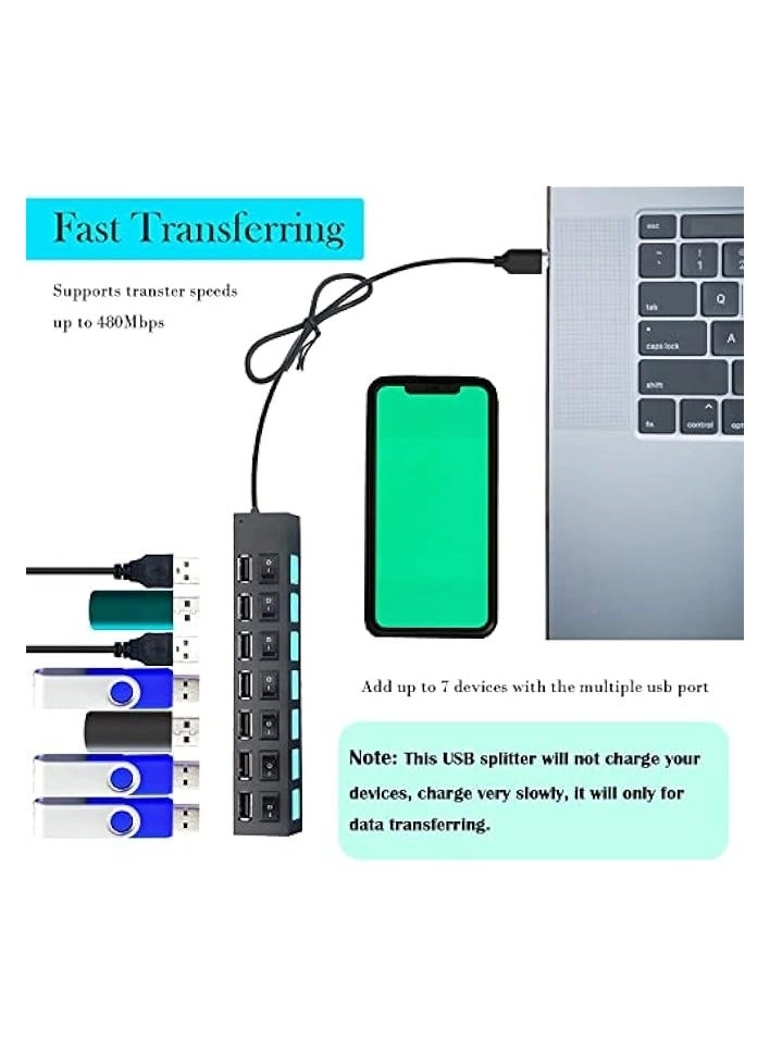 7-Port USB 2.0 Hub