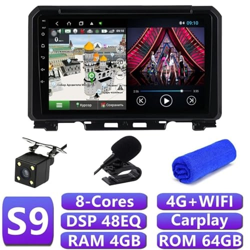 S9 for Jimny 2018-2021 EACRKUKKU-81749B77 - 6+128GB Android 10 GPS Navigation