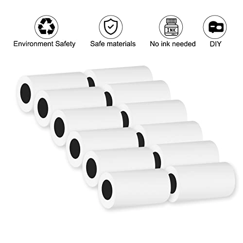 Instant Camera Refill Print Paper - 12 rolls 57 x 30 mm