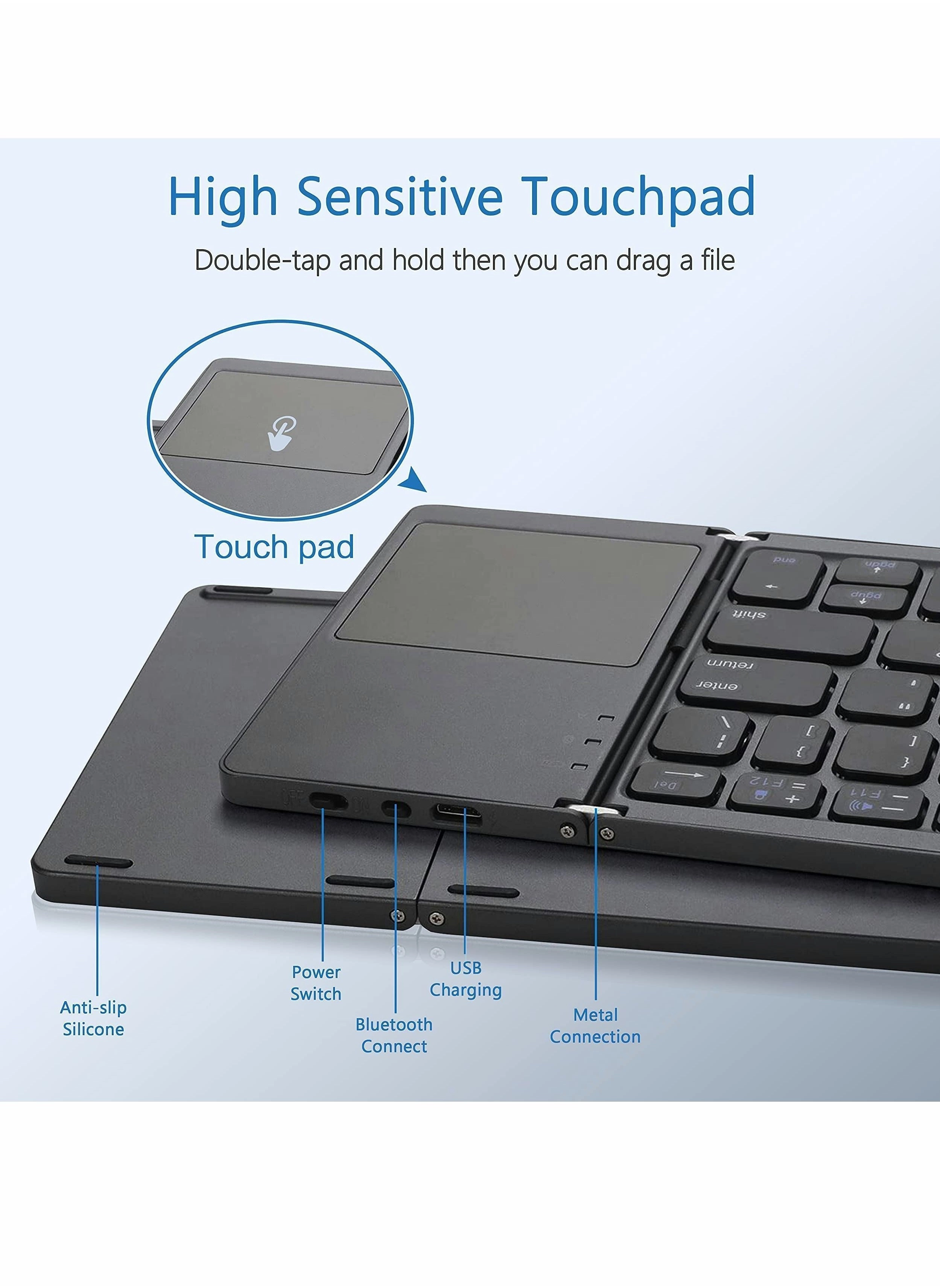 Foldable Keyboard - Wireless