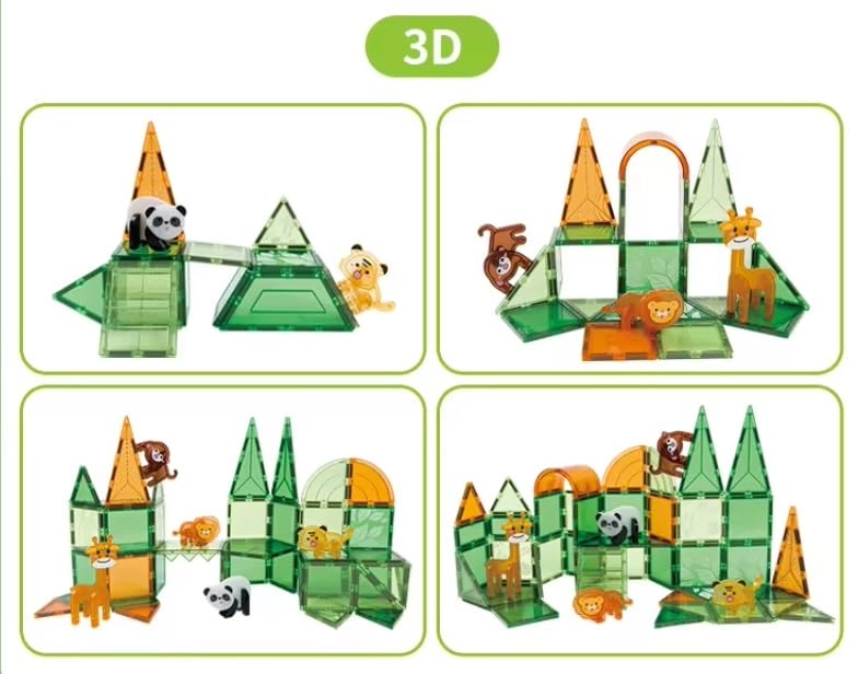 Magnetic Tiles - 36 months - 9 years 50 pieces