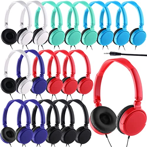Classroom Headphones Wired Headphone 18 Pack