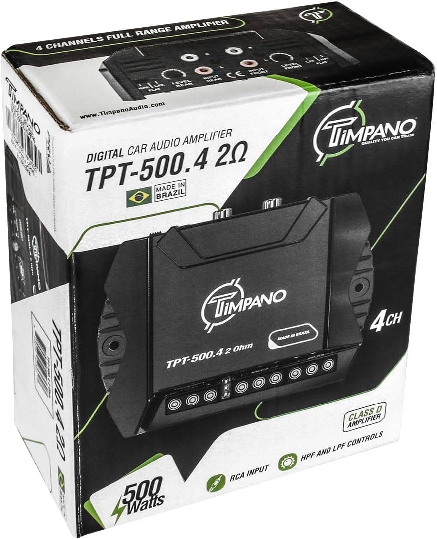 TPT-500.4 - Class D 4 Channel 125 Watts
