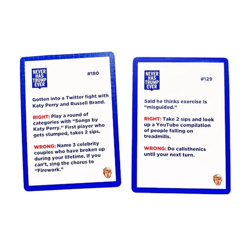 Never Have I Ever: Trump Edition - Card Game