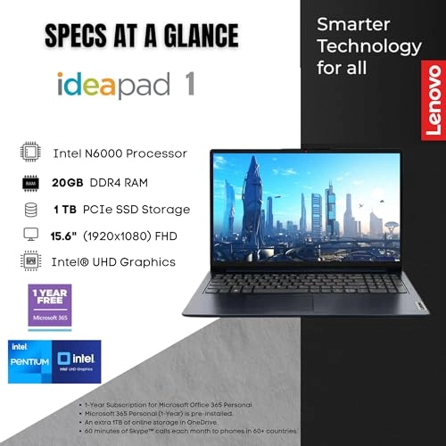 IdeaPad 15.6 FHD Premium IdeaPad - 15.6'' Pentium Silver N6000 4GB DDR4 128GB SSD