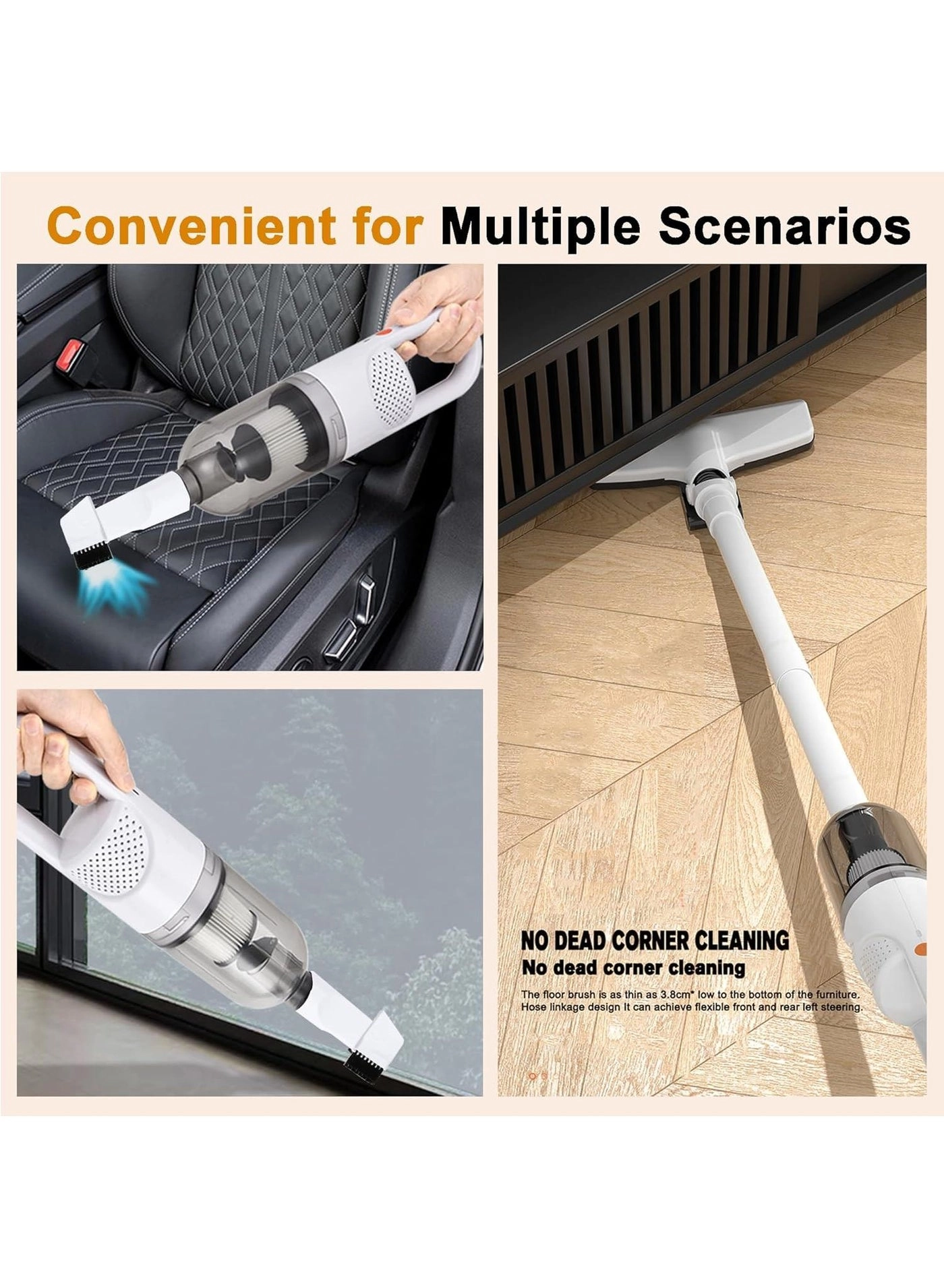 Cordless Stick Vacuum Cleaner - Bagless 30 Minutes