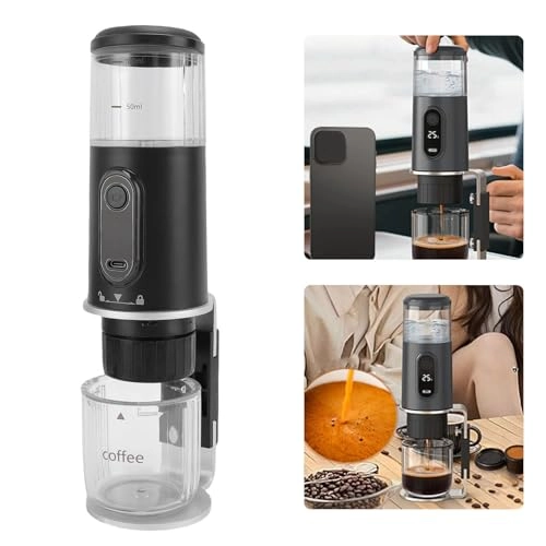 Portable Coffee Maker - 100ml grounds or capsules